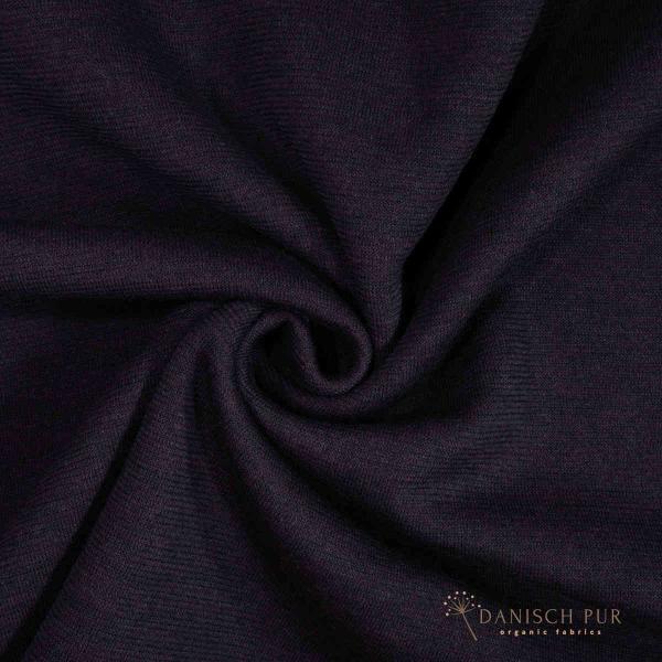 Bio WollWendefleece - Aubergine